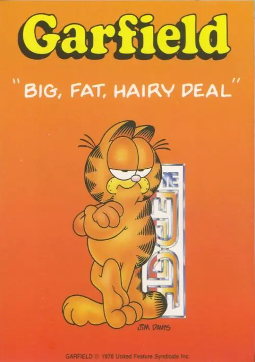 Garfield - Big, Fat, Hairy Deal (1988)(The Edge Software)[a2] ROM download