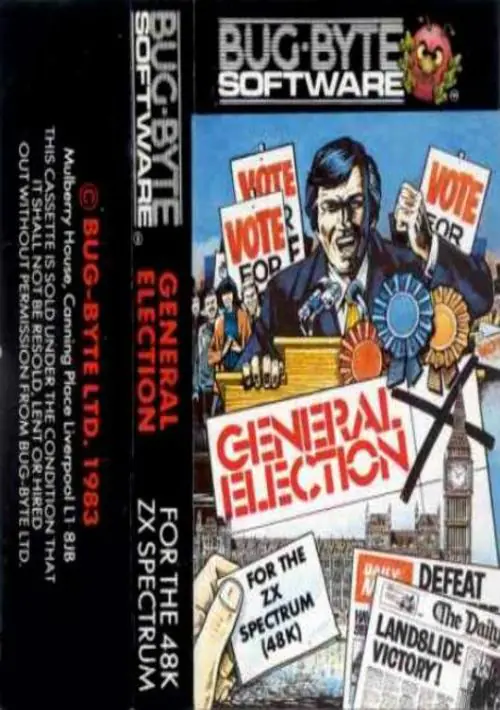 General Election (1983)(Bug-Byte Software) ROM download