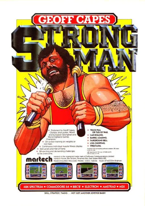 Geoff Capes Strongman (1985)(Ricochet)[re-release] ROM download
