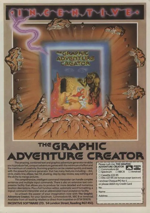 Graphic Adventure Creator, The (UK) (1985) [a1].dsk ROM download