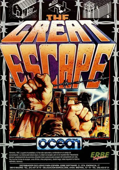 Great Escape, The (1986)(Erbe Software)[small Case][re-release] ROM download