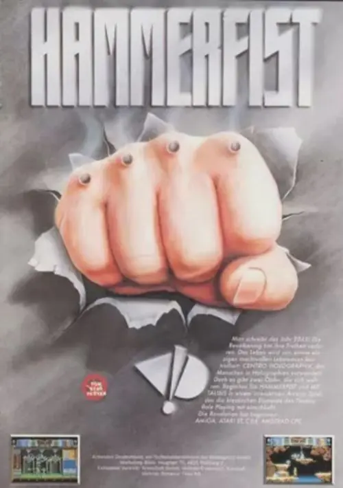 Hammerfist (UK) (1990).dsk ROM download