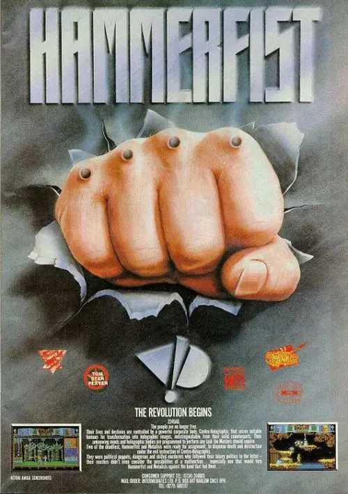 Hammerfist (UK) (1990) [t1].dsk ROM download