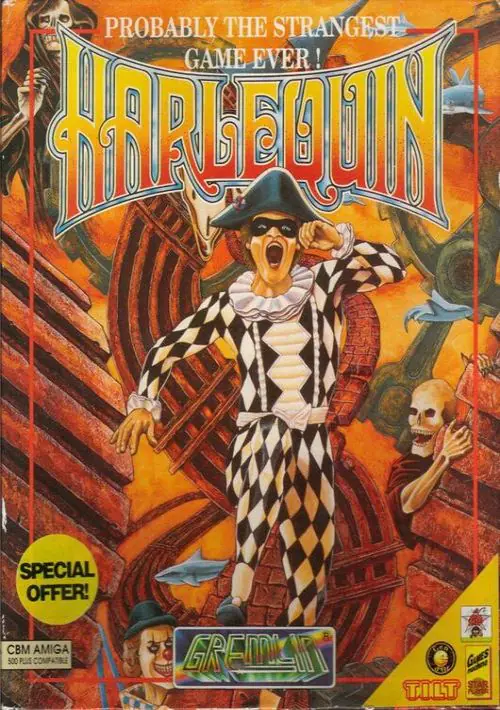 Harlequin (1992)(Gremlin)[cr Elite] ROM download