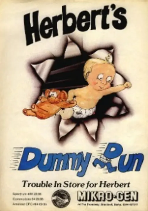 Herbert's Dummy Run (UK) (1986) [t1].dsk ROM download