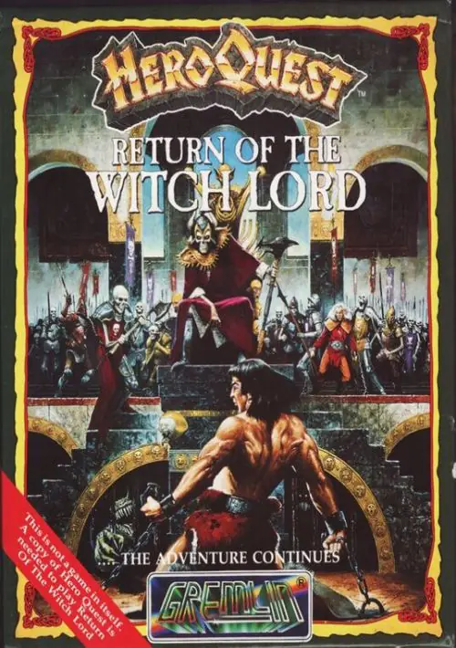 Hero Quest 2 - Return Of The Witch Lord (1991).dsk ROM download