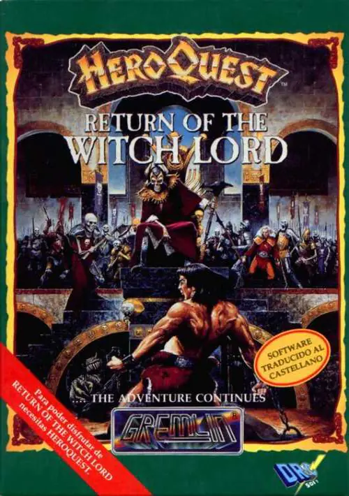 Hero Quest - Return Of The Witch Lord (1991)(Gremlin Graphics Software)(Side A)[128K] ROM download