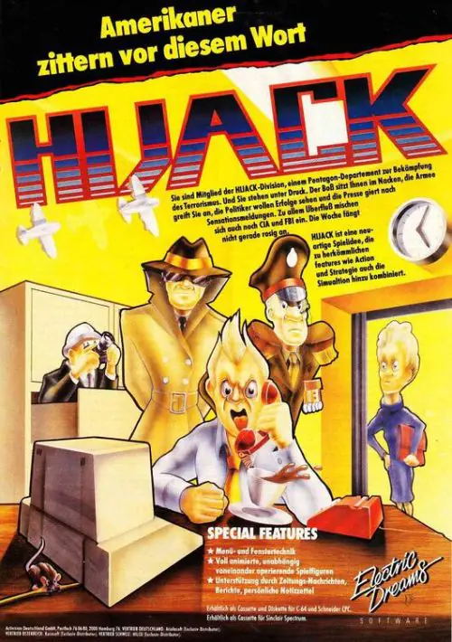 Hijack (UK) (1986).dsk ROM download