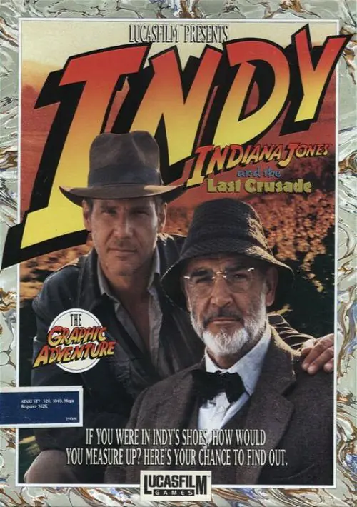 Indiana Jones and the Last Crusade (1989)(LucasFilm Games)(Disk 1 of 3)[cr Replicants][b][3 disks version] ROM download