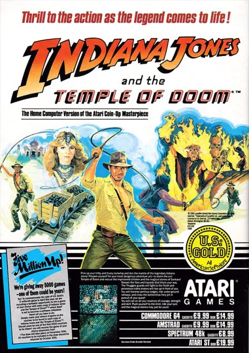 Indiana Jones And The Temple Of Doom ROM download
