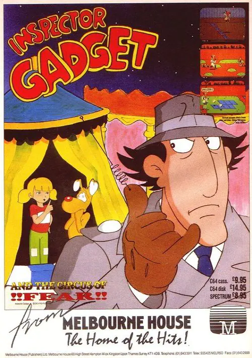 Inspector Gadget And The Circus Of Fear (1987)(Melbourne House) ROM