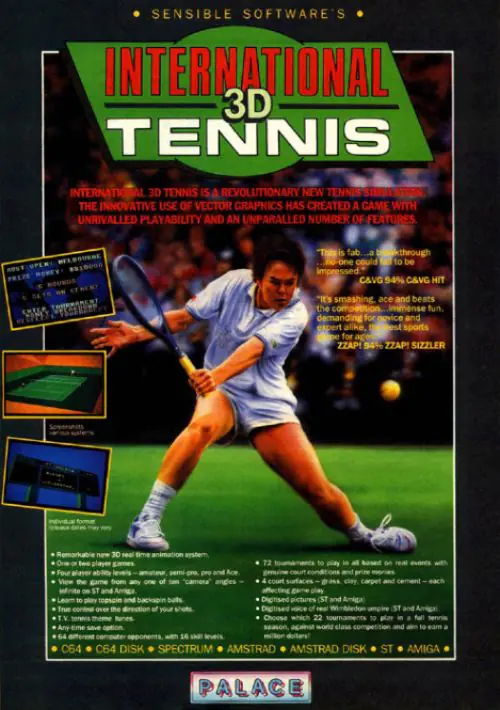  International 3D Tennis ROM download