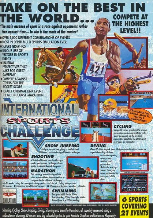 International Sports Challenge (1992)(Empire)(Disk 1 of 3)[cr ICS][a] ROM download