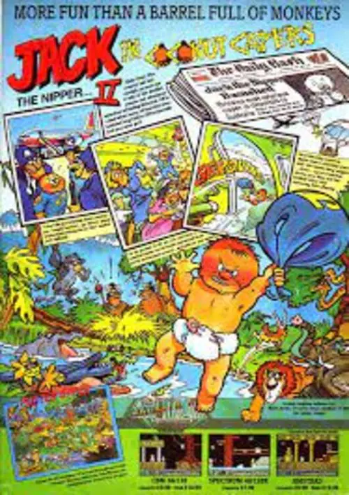 Jack The Nipper II - In Coconut Capers (1987)(Gremlin Graphics Software) ROM download