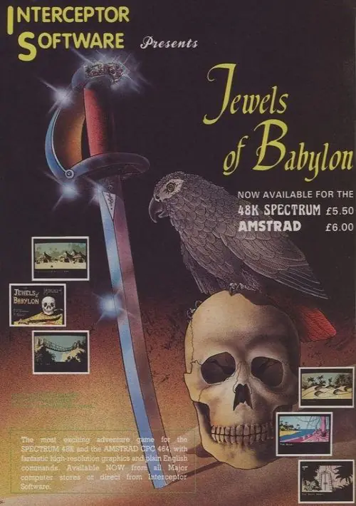 Jewels Of Babylon (UK) (1985).dsk ROM download