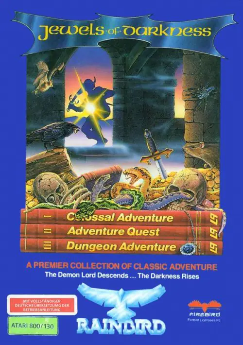 Jewels Of Darkness 3 - Dungeon Adventure (1986)(Level 9 Computing - Rainbird) ROM download
