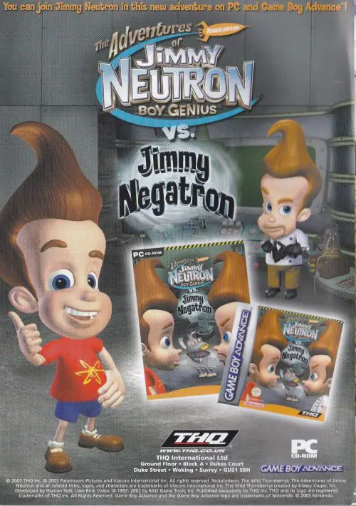  Jimmy Neutron Vs. Jimmy Negatron (E) ROM download