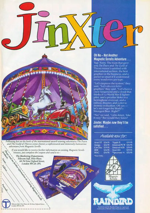 Jinxter (UK) (1987) (Disk 1 Of 2) [b2].dsk ROM download