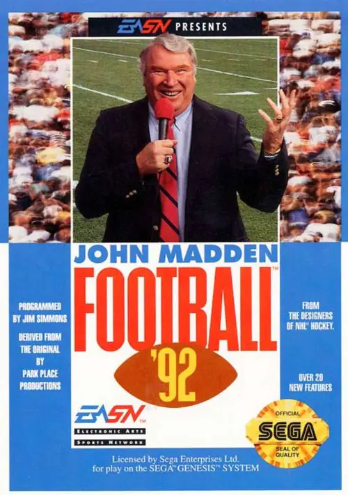 John Madden Football 92 ROM download