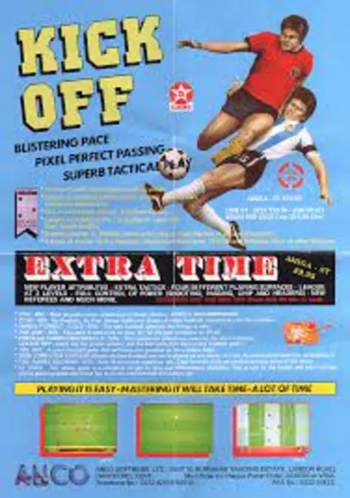 Kick Off - Extra Time (1989)(Anco)[cr Birdy] ROM download