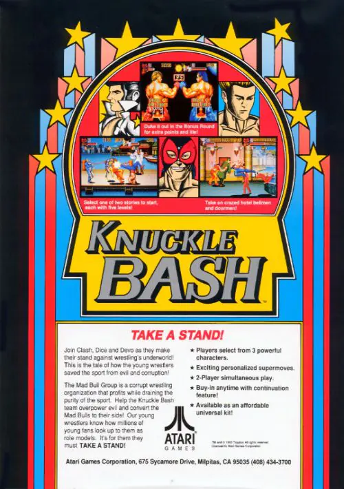 Knuckle Bash ROM download