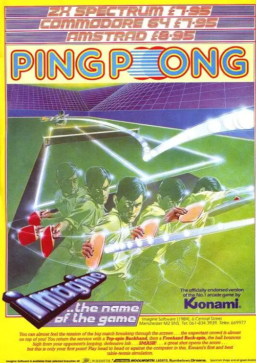 Konami's Ping Pong (1986)(The Hit Squad)[re-release] ROM download