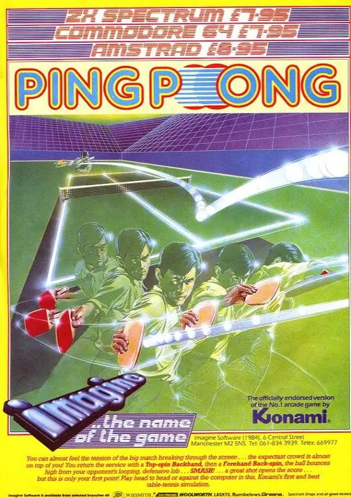 Konami's Ping Pong (1986)(The Hit Squad)[re-release] ROM