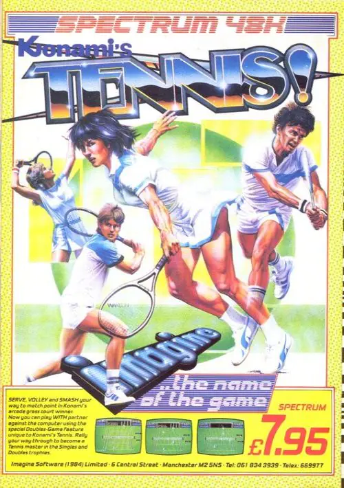 Konami's Tennis (1986)(Erbe Software)[re-release] ROM download