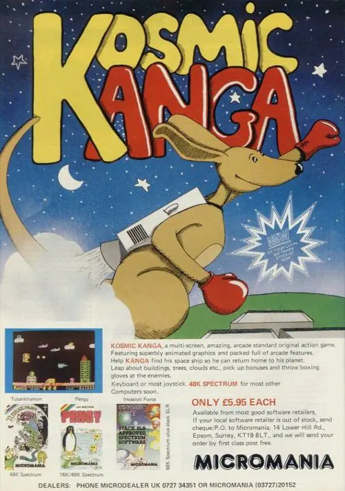 Kosmic Kanga (1984)(Micromania)[a2] ROM download