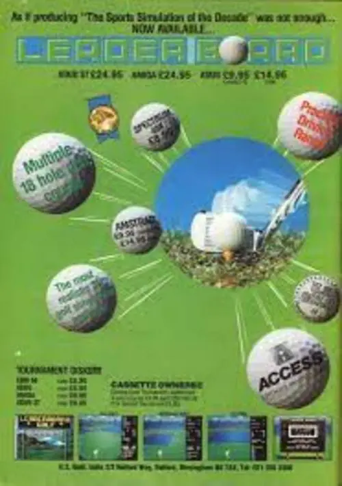 Leader Board Pro Golf Simulator Tournament Disk 1 (1986)(Access)[cr Boss] ROM download