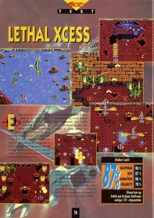 Lethal Xcess - Wings Of Death II ROM download