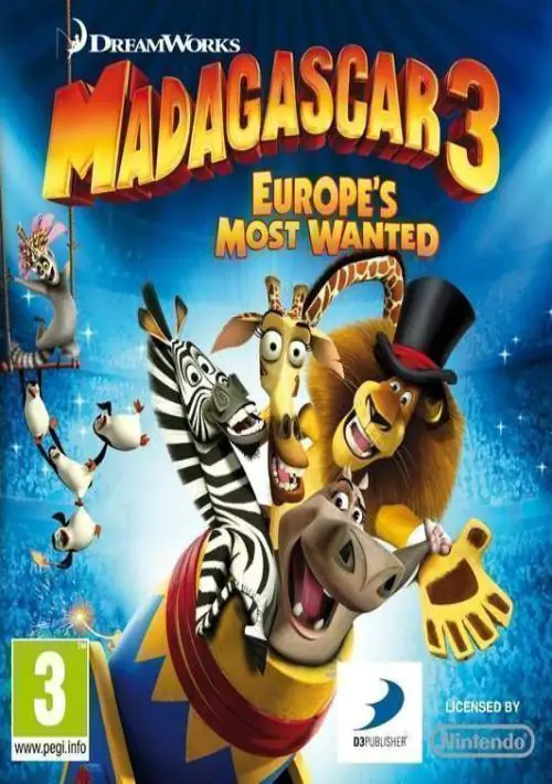 Madagascar 3 - Europe's Most Wanted (E) ROM download