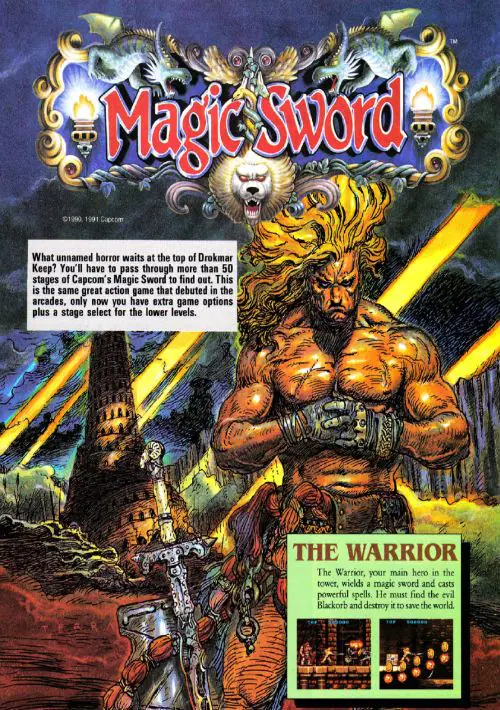 Magic Sword - Heroic Fantasy (USA) (Clone) ROM