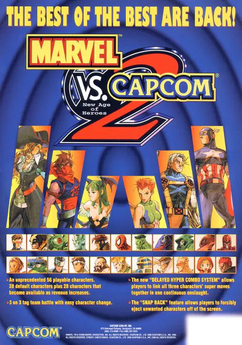 Marvel VS Capcom 2 ROM