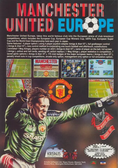 Manchester United Europe (1991)(System 4)[128K][re-release] ROM download