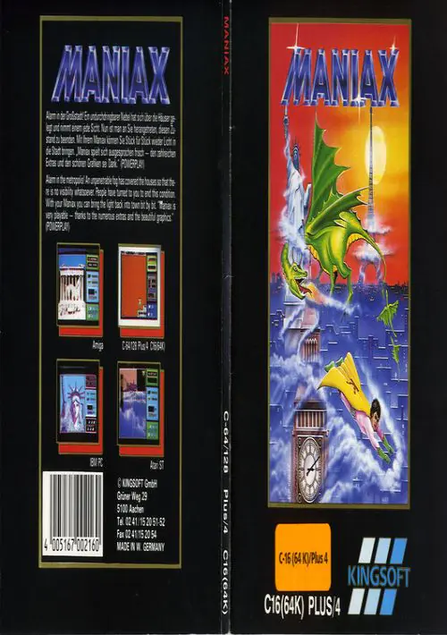 Maniax (19xx)(Kingsoft) ROM download