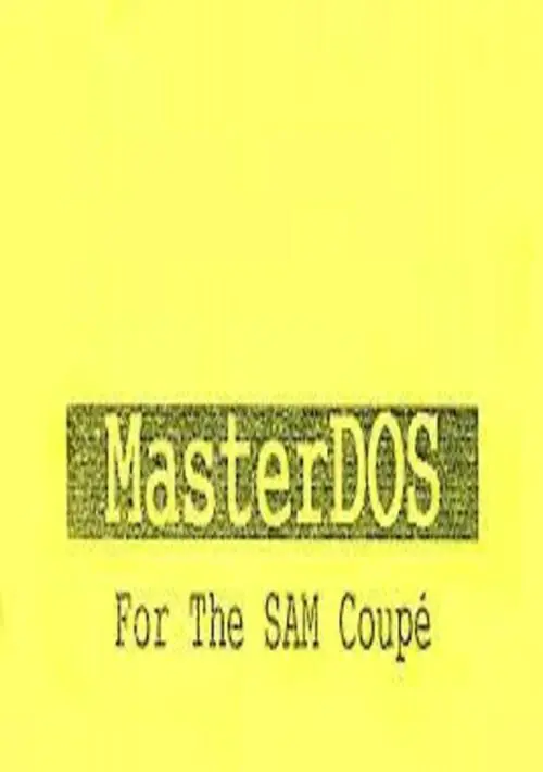 MasterDOS (19xx) ROM download