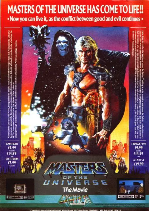 Masters Of The Universe - The Movie (1987)(Gremlin Graphics Software)[a] ROM download