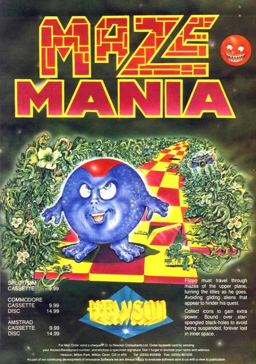 Maze Mania (1989)(Hewson Consultants) ROM download