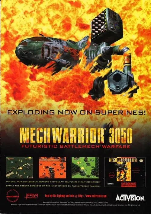Mechwarrior 3050 ROM download