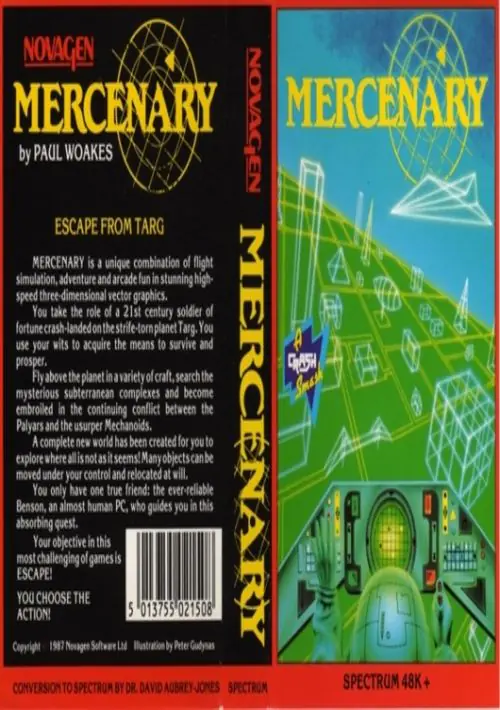 Mercenary - Escape From Targ (1987)(Novagen Software) ROM download