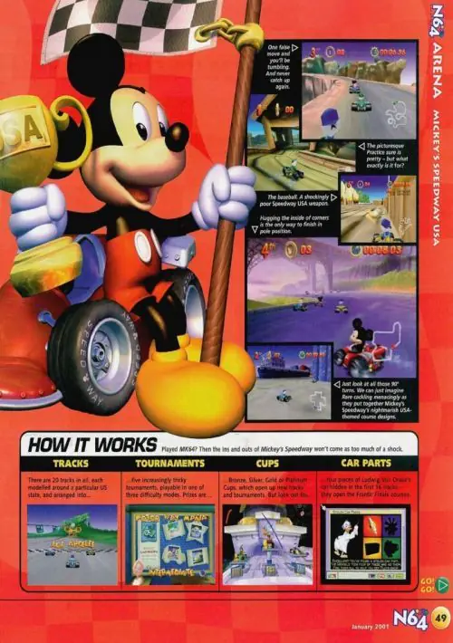 Mickey's Speedway USA (Europe)  ROM download