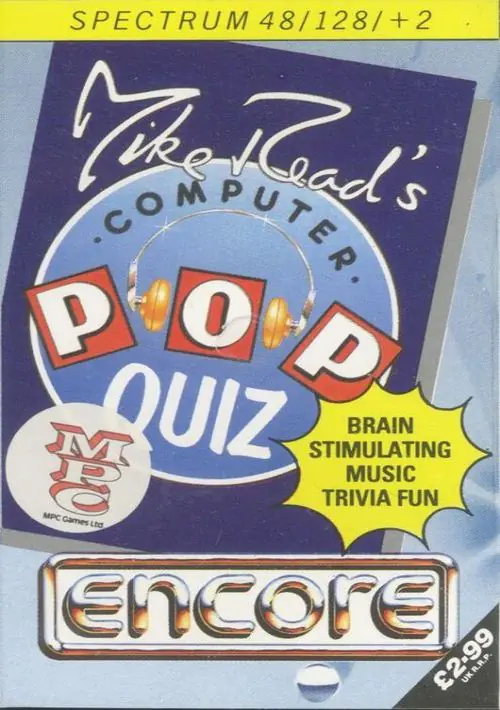 Mike Read's Pop Quiz (1989)(Encore)[re-release] ROM download