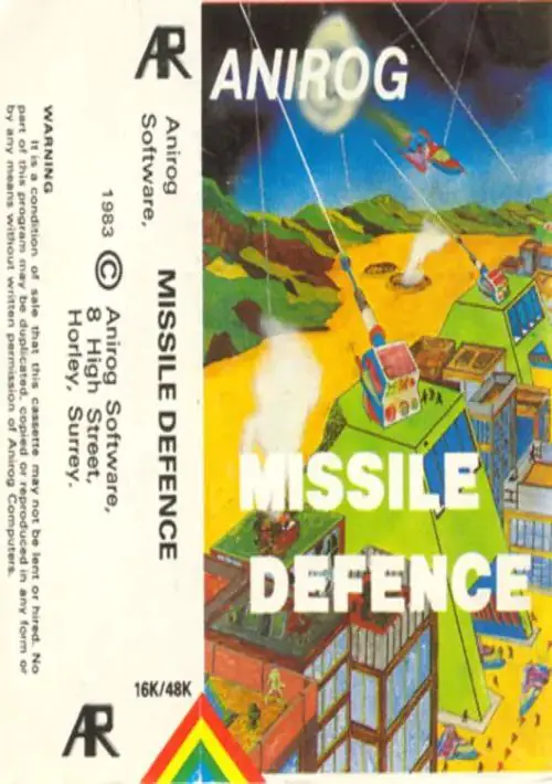 Missile Defence (1983)(Anirog Software)[a4][16K] ROM download