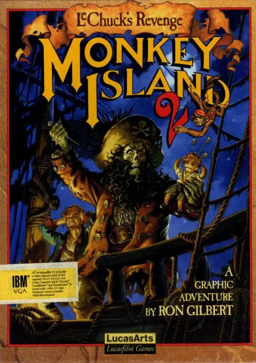 Monkey Island 2 LeChuck's Revenge (DOS, German) Game ROM download