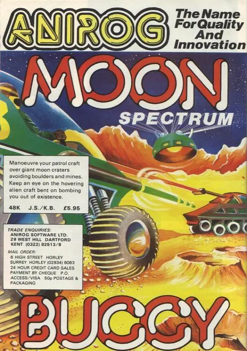 Moon Buggy (1983)(Visions Software Factory) ROM download