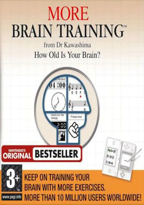 More Brain Training from Dr Kawashima - How Old Is Your Brain (E)(FireX) ROM download