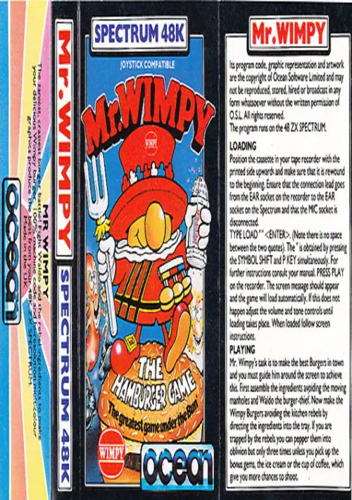 Mr. Wimpy (1984)(Ocean) ROM download