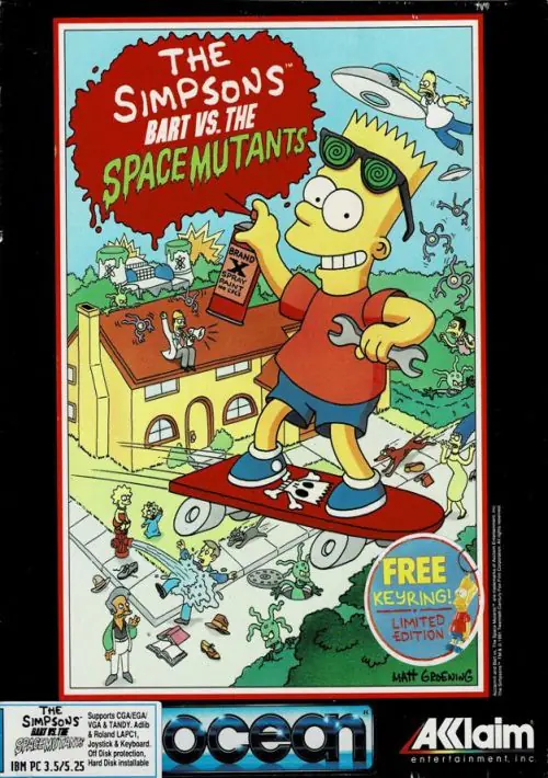 MS-DOS Bart vs. the Space Mutants (EGA Graphics) ROM download