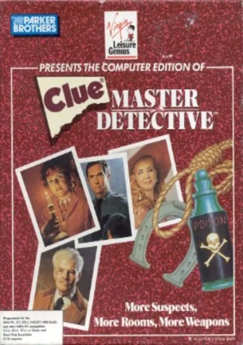 MS-DOS Clue Master Detective (Tandy Graphics) ROM download